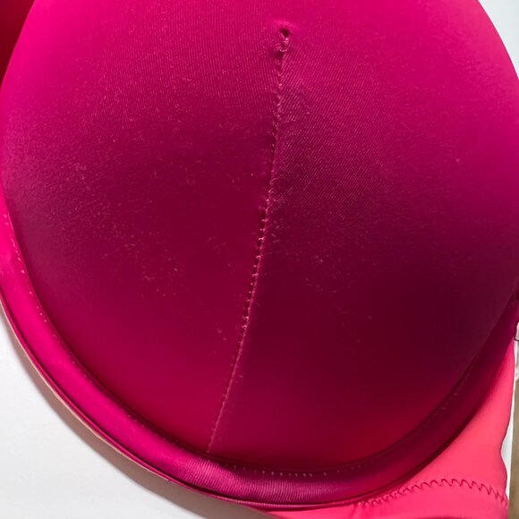 Victoria Secret 36D Bombshell Push Up Bikini Top Add 2 Cups Sunrise Ombre Orange - Picture 2 of 8